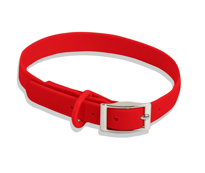 Waterproof Dog Collar - Red - Sharper Barker