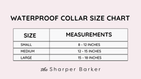 Waterproof Dog Collar - Red - Sharper Barker