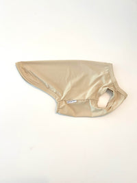 Beige UV Protection Dog Shirt – Lightweight Rash Guard for Summer Adventures - Sharper Barker