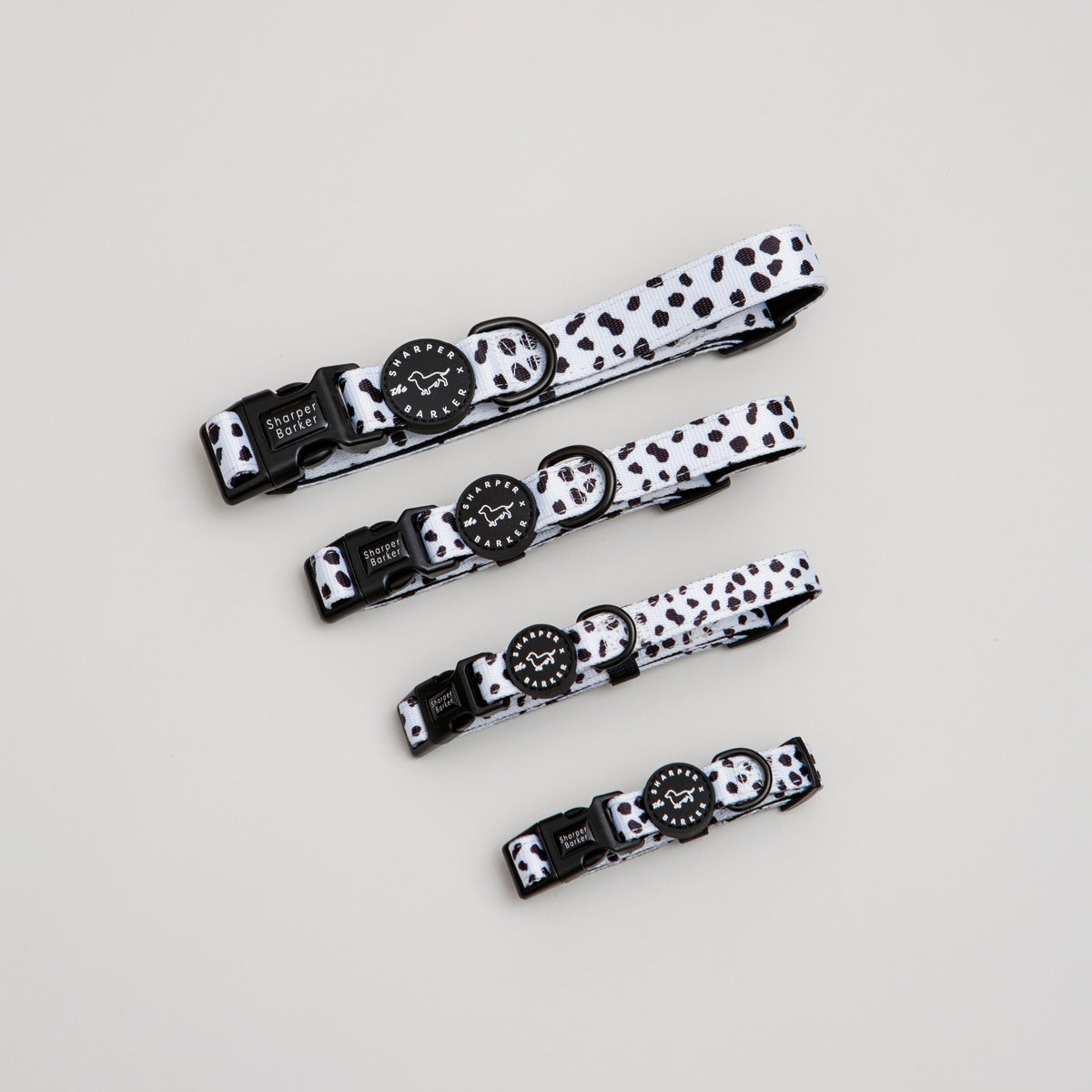 Sharper Barker Quick Release Comfort Dog Collar - Lucky Dalmatian